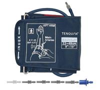 TENQUAN Bracciale Misuratore Pressione da braccio grande Misuratore di Pressione 8,6"-18,9" (22-48cm) con Connettore, Solo Polsino per la Pressione Sanguigna Non Inclusa Macchina (Versione Aggiornata)