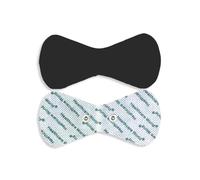 Tens - Cuscinetti elettrodi con perno da 3,5 mm, a forma di farfalla, confezione da 2