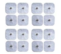 TENS Electrodes High Quality Set of 16 Square Pads With 3.5mm Studs for Beurer Santias Tens Machines by HCW