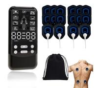 Tens Elettrostimolatore Dolore,3-In-1 Elettrostimolatore,24 Programmi Di Massaggio E 16 Elettrodi,Doppio Canale Eletro Stimolatore Muscolare,Per Alleviare Dolori E Tensioni Muscolari