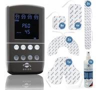 TENS EMS Dispositivo combinato STIM-PRO X9B - 4 canali nel set con 8 pezzi da 5x