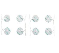 Tens - Set di 8 cuscinetti elettrodi rotondi autoadesivi per alleviare il dolore mirato, compatibili con dispositivi Neurotrac, Flexi tens