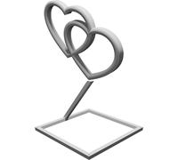 Tensegrity Wall Frame Heart Design for Modern Decor - Floating Illusion