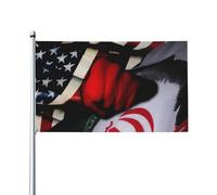 Tension Between Usa And Iran Bandiere Con 2 Occhielli Bandiera Resistente Alle Intemperie Bandiera Da Giardino Per Cortile Balcone Prato Decorazione 90X150Cm