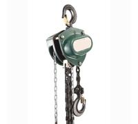 Tensionatore a molla manuale, freno a doppio manico, in acciaio legato, 1T, 2T, 3T, 5T, capacità, verde, 3M, 6M, catena, 1 pezzo (5t with 6m Chain)