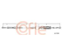 Tensione cavo cambio 12.7255 COFLE per FIAT PUNTO PUNTO Furgone/hatchback