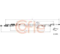 Tensione cavo cambio 15.2883 COFLE