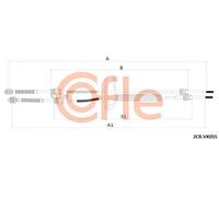 Tensione cavo cambio Cambio manuale a 6 marce 2CB.VK015 COFLE per VW