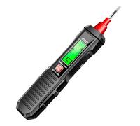 Tensione di prova, contattless Circuit Checker Pen, Digital Display Detection Tool, 12-300 V AC Range, Auto Power-Off Feature, Compact Black, Ideal for Automotive, Home and Appliance
