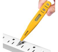 Tensione di prova, Electric Current Tester Screwdriver, 2 in 1 Circuit Detector Pen Tool for Automotive Repair, Portable Electrical Power Checker High Torque Handle Maintenance Work