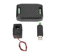 tensione elettrica data logger + PEACEFAIR 100A Misuratore multifunzione Tensione Corrente Fattore di potenza Frequenza Misuratore di energia Voltmetro AC(1*Meter 1*open type CT 1*USB to 485)