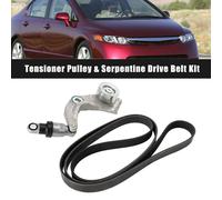 Tensioner Pulley & Serpentine Drive Belt Kit Per Honda Civic 2006-2011 1.8L Y