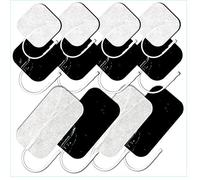 TENSPAD SILVER 12 elettrodi Compatibile con GLOBUS, CEFAR, Prim, PROMED, (8 unità 50x50mm + 4 unità 50x90mm) con connettore Pin 2mm