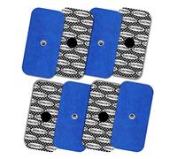 TENSPAD SILVER Elettrodi Premium in Argento - Compatibili Compex Snap (8 pads 50x100mm (1 SNAP))