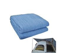 Tent Floor Mat, Outdoor Patio Rug Mat, Compact Heavy Duty Tear Resistant Waterproof Ground Blanket Sleep Pad for Lawn Balcony Porch Deck Picnic Camping, Foldable, Easy to Clean
