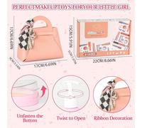 Tent Makeup Set - Play Makeup Set, Realistic Role-Play Toy, Fake Cosmetic Beauty Sets For Girls Boys Birthday Festival Playtime Fun Family Indoor Development Home And Gathering