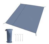 Tent Mats for Floor, Foldable Ground Pad, Tear-Resistant Oxford Fabric 94,49 x 94,49 pollici, Quick-Drying Sleep Mat with Storage Bag, Ideal for Camping, Porch, Balcony, Hiking