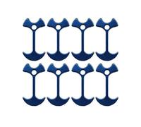 Tent Nail Fishbone Stopper Anchor Peg Wind Rope Buckle Nails Aluminum Alloy(8pcs)