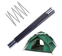 Tent Poles Replacement, Adjustable Steel Rods Tarp, Flexible Outdoor Gear, Portable Built to Last, Ideal for Camping, Beach Trips, Hunting, and Wilderness Adventures