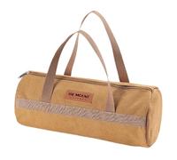 Tent Stake Storage Bag - Canvas Tool Organizer, Small-Camping Duffle Bag | Lightweight Portable Outdoor Camping Accessory Tent Storage Organizer for Stakes Tools Travel Gear and Equipm, Marrone