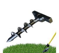 Tent Stakes, Aluminum Tent Pegs, 1.18 Inches Heavy-Duty Tarp Screw Peg Design, Canopy Grass Awning Anchoring Tools, Ideal for Beach Sand Gardening Playground Signs Steel