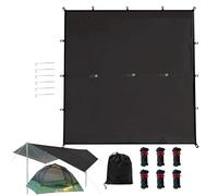 Tent Tarp, Heavy Duty Shelter Tarp, Portable Grounding Sheet, Oxford Cloth Multifunctional Waterproof Design, Perfect for Hiking, Camping, and Outdoor Adventures