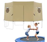 Tent Trampoline, Foldable Sunshade Canopy Cover, Waterproof Tear-Resistant UV Shelter Roof, Outdoor Shade Tent Protection for Lawn, Patio, Backyard, Garden, Summer Play, Covers