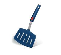 Tenta Kitchen Spatola in silicone in plastica, ampia spatola per pancake, senza BPA, ideale per pesce, uova, pancake, blu