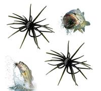 Tentacle Creature Lure, 2 esche galleggianti morbide per ricci di mare, 6 cm, esche da pesca realistiche con molteplici tentacoli per trote, spigole, crampi