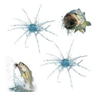 Tentacle Creature Lure, 2 esche galleggianti morbide per ricci di mare, 6 cm, esche da pesca realistiche con molteplici tentacoli per trote, spigole, crampi