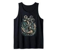 Tentacoli del Mostro dell'Oceano dell'ancora Kraken Canotta