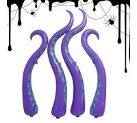 Tentacoli di polpo decorativi per Halloween, in PVC, impermeabili, per vacanze, spaventosi oggetti di scena per Halloween, per cortile, porta d'ingresso, finestra,