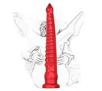 Tentakle Plug anale Dildo anale Butt plug con ventose Silicone liquido Extra lungo Espansione dell'ano Massaggiatore prostatico Stimolatore del punto G Masturbazione Giocattolo sessuale per uomini(S)