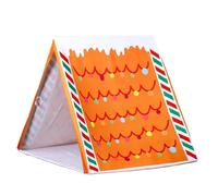Tente De Jeu Noël - Maison Intérieure Démontable | Cabane Festive pour | Idéale pour Salon, Chambre, Bureau, Sous-sol, Grenier, Ferme, Coin Lecture, Photographie & Ambiance Hivernale