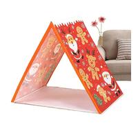 Tente De Jeu Noël - Maison Intérieure Démontable | Cabane Festive pour | Idéale pour Salon, Chambre, Bureau, Sous-sol, Grenier, Ferme, Coin Lecture, Photographie & Ambiance Hivernale