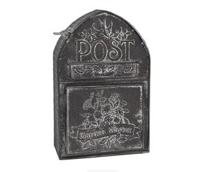 TentHome Cassetta delle lettere da parete vintage in ferro battuto con figura di uccello per casa di campagna, giardino e festa, cassetta postale originale per esterni, cassetta delle lettere