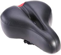 TentHome Sella Bici Comoda Morbido per Uomo Donna con Molle Ammortizzatore, Sella mtb Antiprostata con Foro Centrale, Sellino Bici, Sellini per Cyclette, City Bike, Mountain Bike, Accessori Biciclette