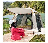 Tenting 4 Man Pop Open in Three Seconds,Double Doors And Four Windows Family Tents for Camping Sturdy Instant Tent for Camping