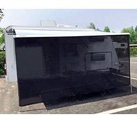 Tentproinc Tenda parasole a rete per camper, 15,2 x 30,5 cm, protezione solare UV nera, kit completo per camper, campeggio, rimorchio, tettoia