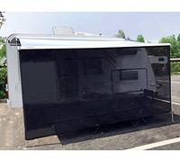 Tentproinc Tenda parasole per camper, 2,8 x 40,6 cm, in rete nera, con protezione dai raggi UV, kit completo per camper, campeggio, rimorchio, parasole, telone di copertura