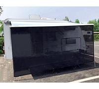 Tentproinc - Tenda parasole per camper, 6 x 11 cm, con schermo a rete, colore nero, kit completo per camper, campeggio, rimorchio, tettoia parasole - 3 anni di durata
