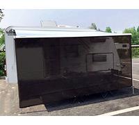 Tentproinc - Tenda parasole per camper e roulotte, 17 x 12 x 3 cm, in rete marrone, con protezione solare UV, kit completo per camper, campeggio, rimorchi, tettoia