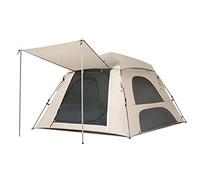 Tents for Camping 3 Person Pop Up Tent with Waterproof Layer,Family Tent with Porch And 4 Mesh Windows Folding Beach Tents for Adult,Quick To Set Up