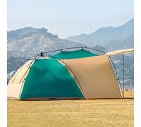 Tents for Camping 4 Person 124x89x64Inch Pop Up Tents for Adults 4 Man Tent,Backpacking Tent with 1 Livingroom+1 Bedroom,Family Tents for Camping (Color : Light Brown) Vision