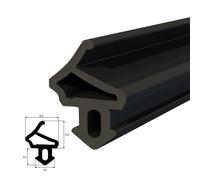 TENUTA GUARNIZIONE PORTE E FINESTRE isolatore paraspifferi parafreddo EPDM nuovo