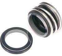 tenuta meccanica, Guarnizione meccanica ad anello SiC/SiC, guarnizione idraulica, dell'albero, molla a spirale singola for pompa dell'acqua, cuscinetto del cilindro dell'olio, 1/109 impermeabile(16mm)