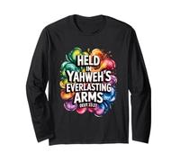 Tenuto tra Le Braccia eterne di Yahweh Maglia a Manica