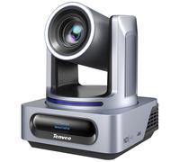 Tenveo Telecamera PTZ 4K NDI, Tracciamento IA Automatico, Zoom Ottico 20X, Uscite 3G-SDI LAN HDMI USB3.0 LAN PoE Streaming IP Live per Eventi di Culto Conferenze Video YouTube OBS vMix Zoom Teams
