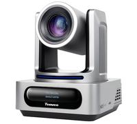 Tenveo Telecamera PTZ NDI 4K, Tracciamento IA Umano/Viso e Controllo Gestuale, Zoom Ottico 20X Digitale 8X, Streaming Live USB3.0 HDMI LAN PoE per Chiesa Broadcast Eventi Conferenze YouTube OBS