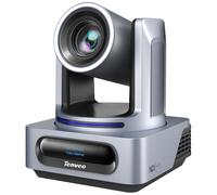 Tenveo Telecamera PTZ NDI, Tracciamento IA Automatico, Zoom Ottico 20X, 3G-SDI LAN HDMI USB3.0 LAN PoE Streaming IP Live Tally Light per Eventi di Culto Conferenze Video YouTube OBS vMix Zoom Teams